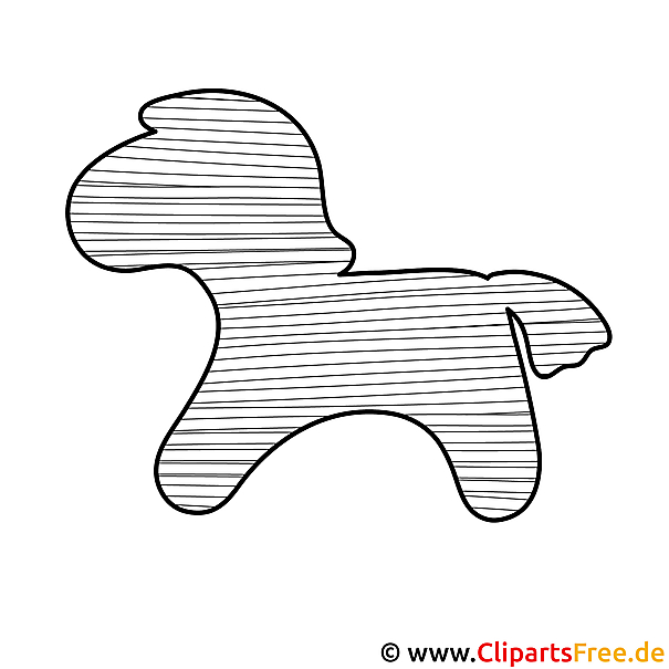 Kostenloses Ausmalbild Pony als PDF – Kreative Malvorlage für Kinder