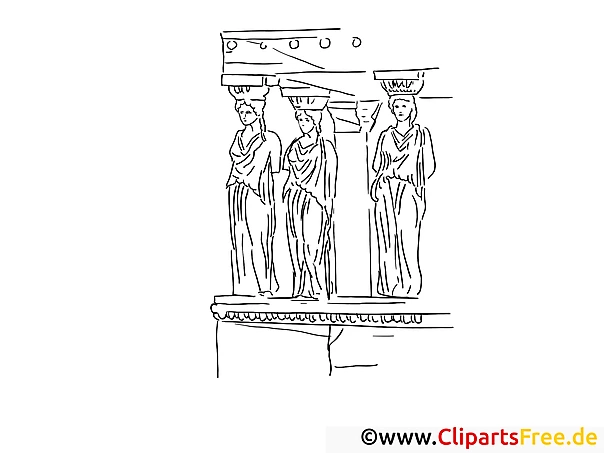 Kostenloses Ausmalbild antiker Figuren – Malvorlage im PDF-Format Kostenloses Ausmalbild antiker Figuren – Malvorlage im PDF-Format