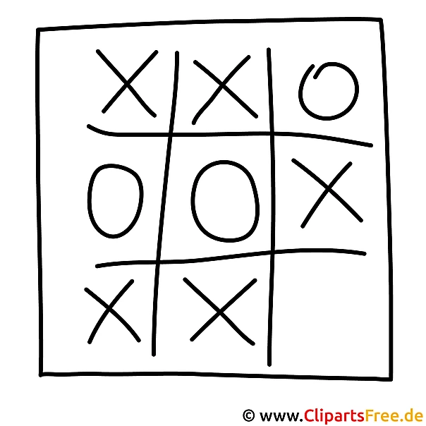 Tic-Tac-Toe:  Ausmalbilder für Groß und Klein – Spaß und Förderung in einem!