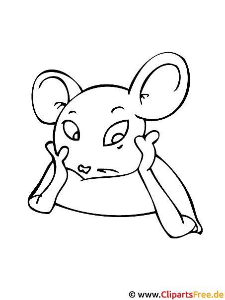 Kostenloses Ausmalbild Maus als PDF - Kreative Malvorlage gratis Kostenloses Ausmalbild Maus als PDF - Kreative Malvorlage gratis