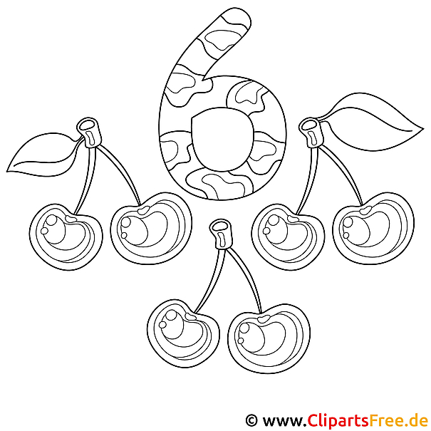 Kirschen Malvorlage zum Download