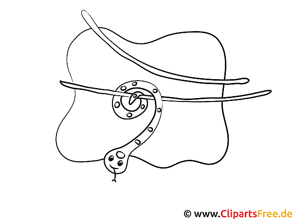 Snake Coloring Sheet
