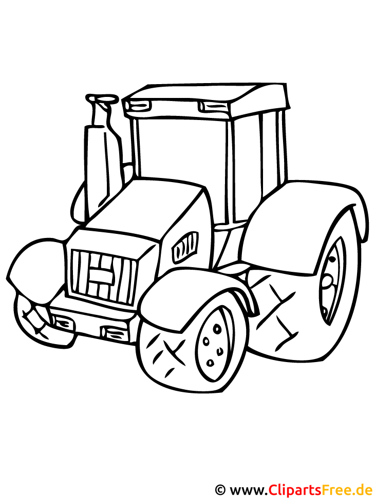 traktor malvorlagen fuer kinder kostenlos