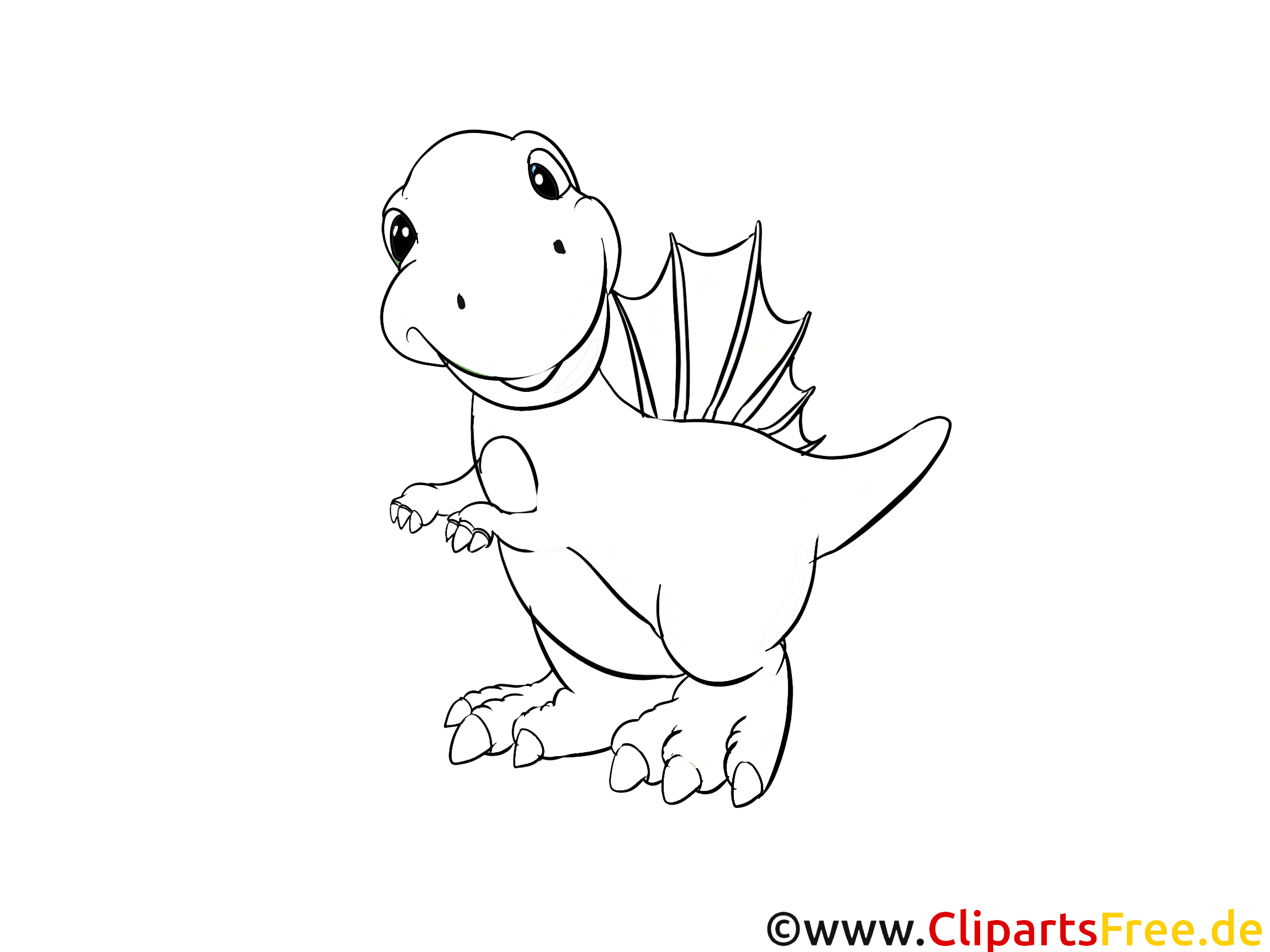 Dinosaurios - páginas para colorear para niños
