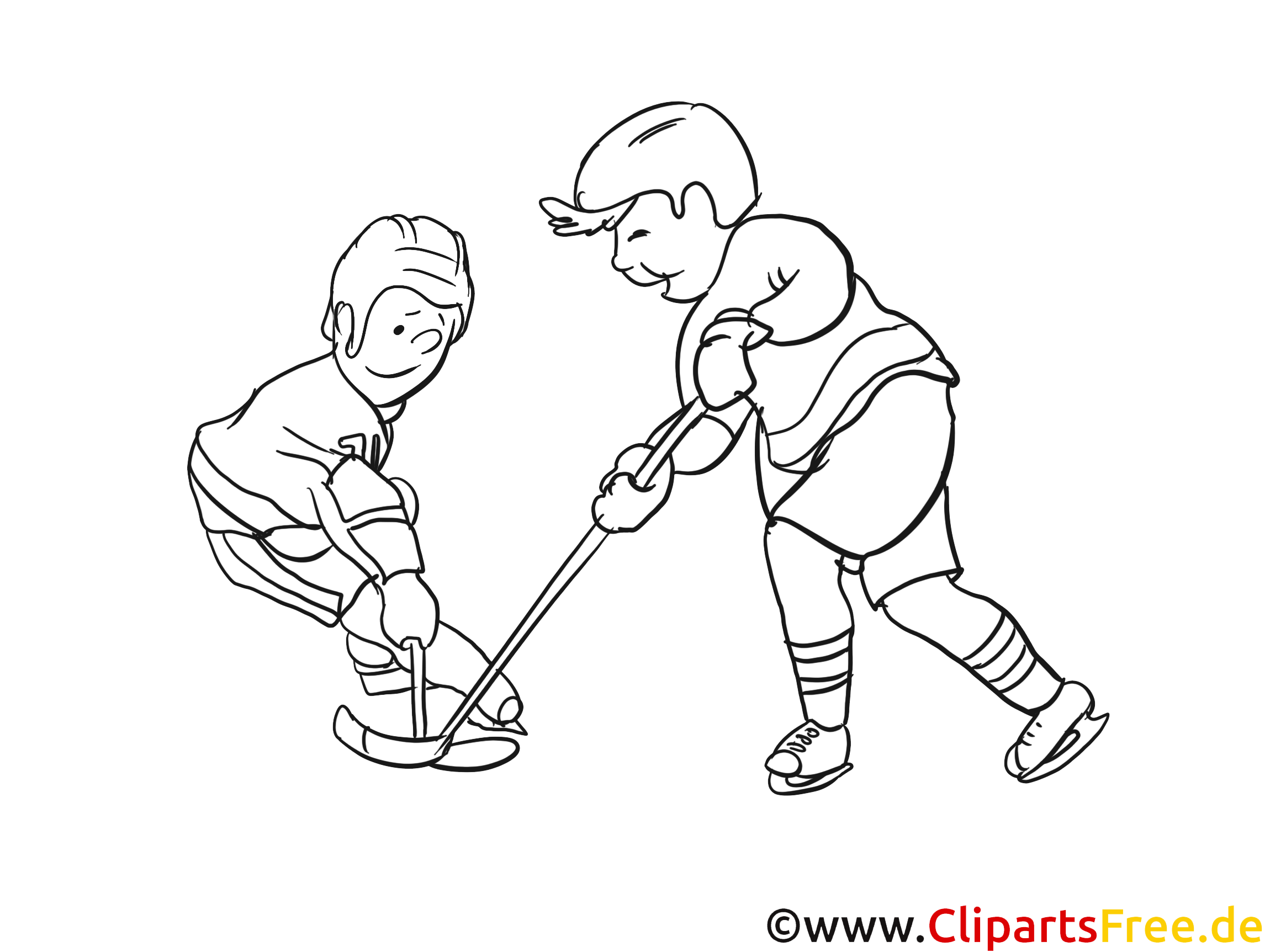 World Cup Ice Hockey Coloring Pages