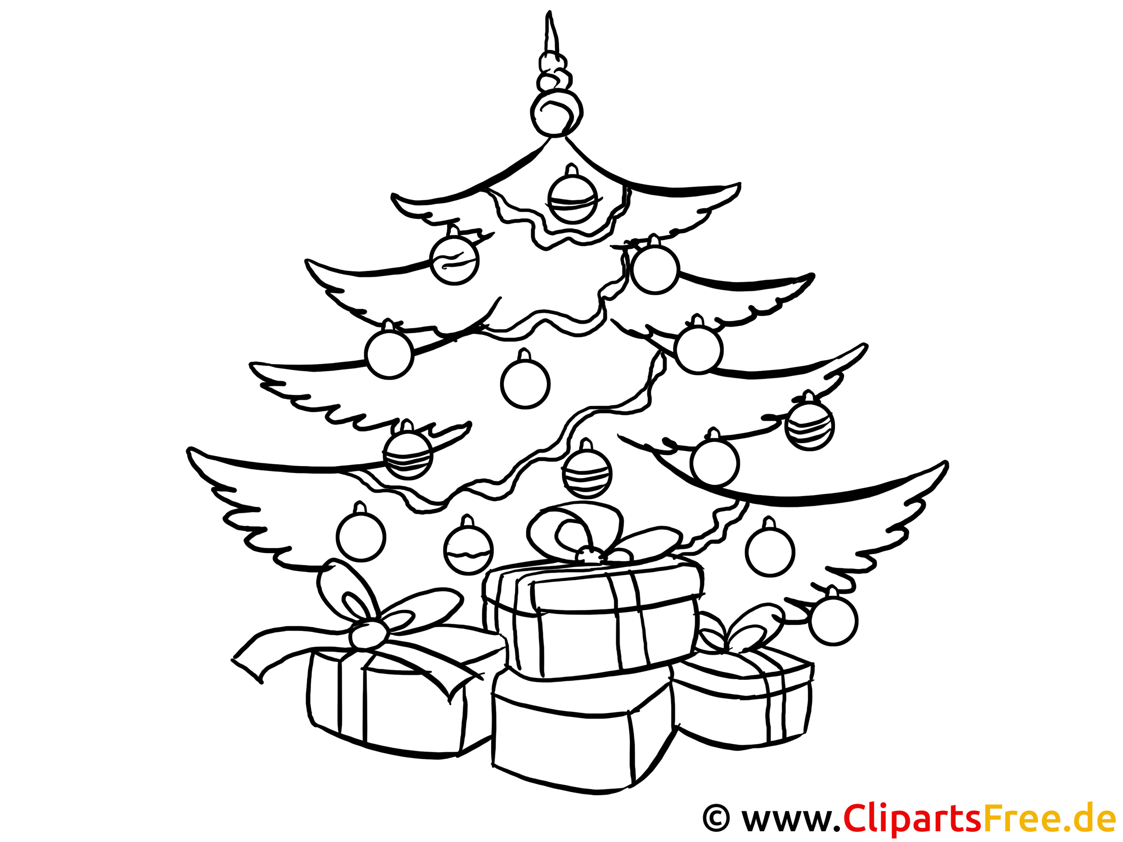 40 weihnachtsbilder zum ausmalen tannenbaum - besten