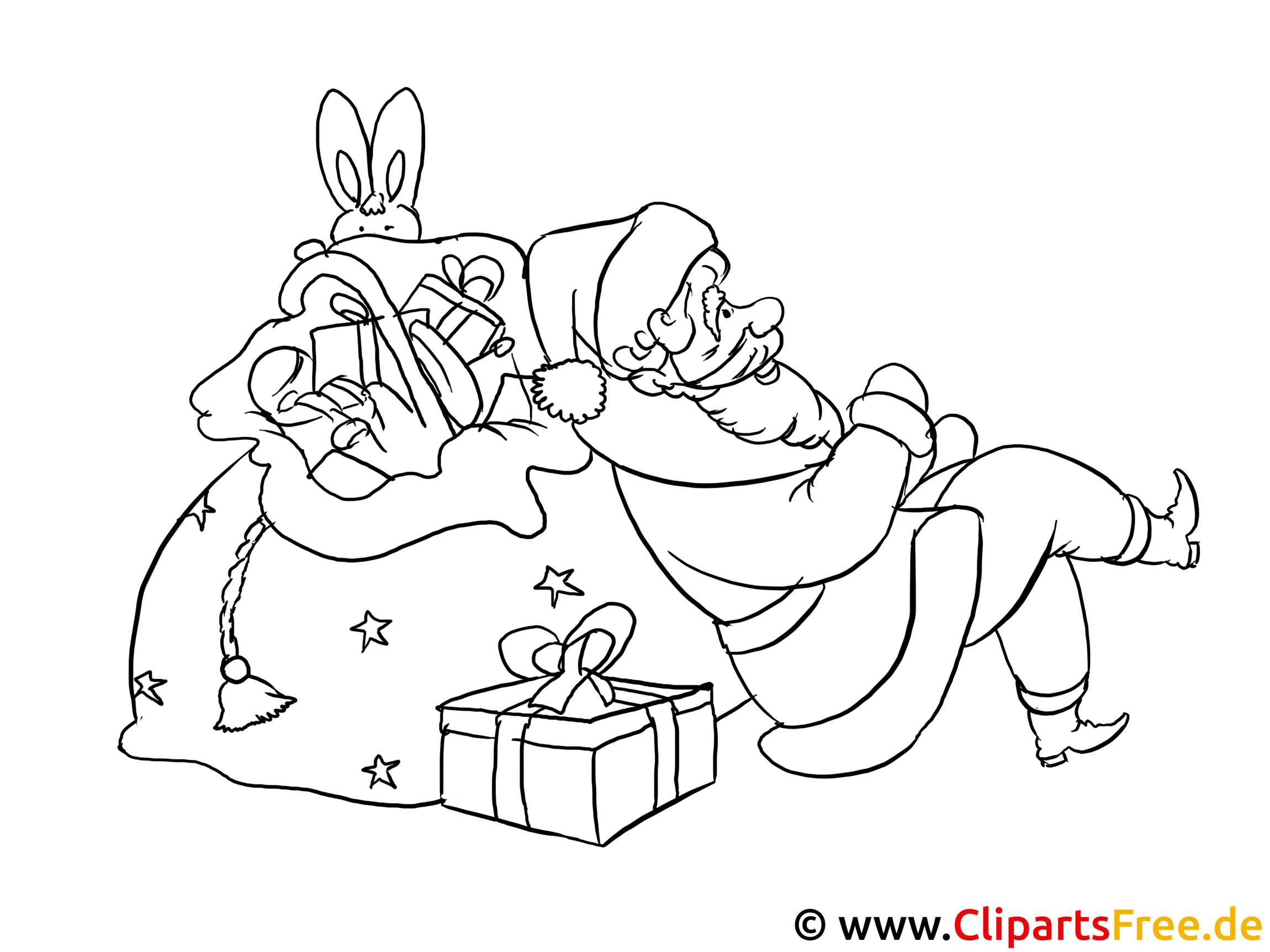 Coloriage de Nicolas pour Noël