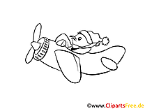 Coloring pages for boys - Airplane