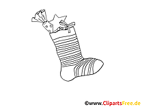 Gifts from Santa Boots coloring page
