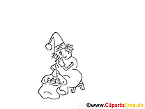 Free snowman coloring pages for kids