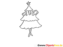 Christmas tree decorates itself coloring pages free for kids