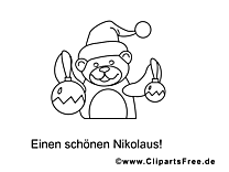 Бесплатные детские раскраски с изображением Рождества