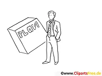Business-Plan - Bilder zum Drucken und Ausmalen