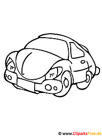 Car coloring page - free coloring pages