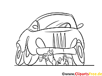Car Repair Coloring page for free