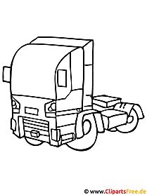 Truck coloring page for free