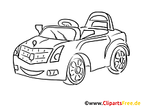 Coloring page to print motor vehicle