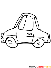 Car coloring page for free