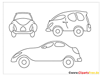 Passenger Cars Coloring Pages