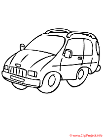 Download car coloring page for free