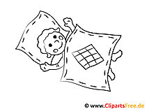 Child falls asleep coloring page, coloring picture, template for coloring