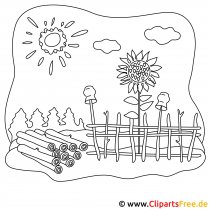 Countryside coloring pages for free