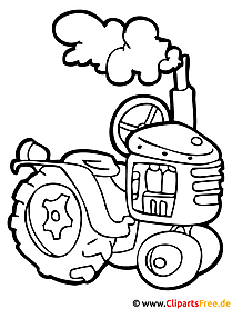 Livre de coloriage tracteur gratuit