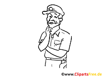 Question detective coloring page free