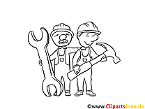 Craftsman coloring pages to print out and color in