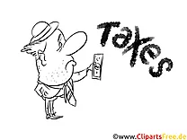 Free Colouring Page Taxes