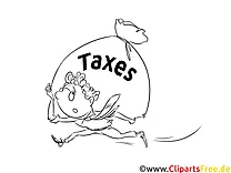 Taxes Coloring Page free