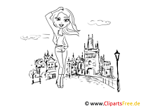 Top model pictures for coloring