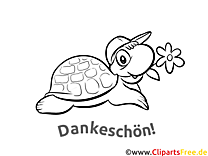 Turtle Coloring Pages Thank You Words to Print