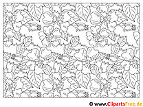 Flowers - pictures for coloring