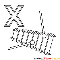 Xylophone Coloring picture - images for coloring