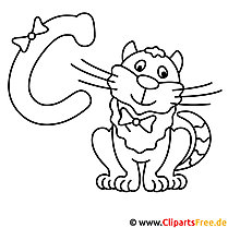 Cat - Englisches Alphabet