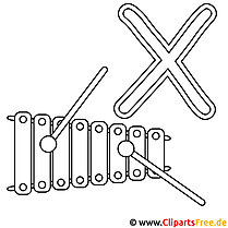 Xylophone - Letter Stencils