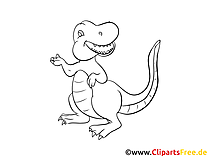 Dinosaur tegninger til farvelægning