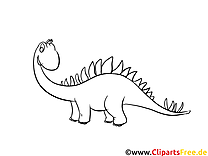 Lustiger Dinosaurier Ausmalbilder für Kinder