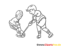 World Cup Ice Hockey Coloring Pages