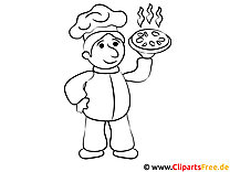 Chef Coloring Pages
