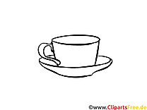 Malbild Kaffeetasse kostenlos