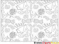 Carnival coloring pages free to download
