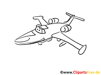 Dibujo de avión de combate aeropuerto para colorear para imprimir