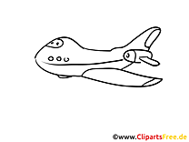 Dibujos de Aviones de viaje para colorear Aviones y transporte