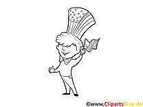 Fourth of July Coloring Pages