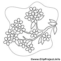 Apple tree picture for coloring, coloring page