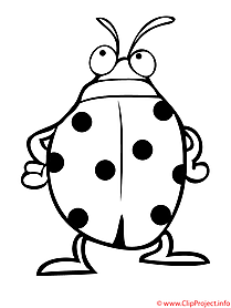 Dibujo de Ladybug para colorear gratis