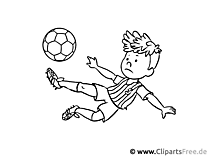 Top, Şut, Futbol - İlkokul için ücretsiz çalışma sayfaları