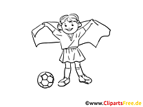 Picture for coloring Soccer